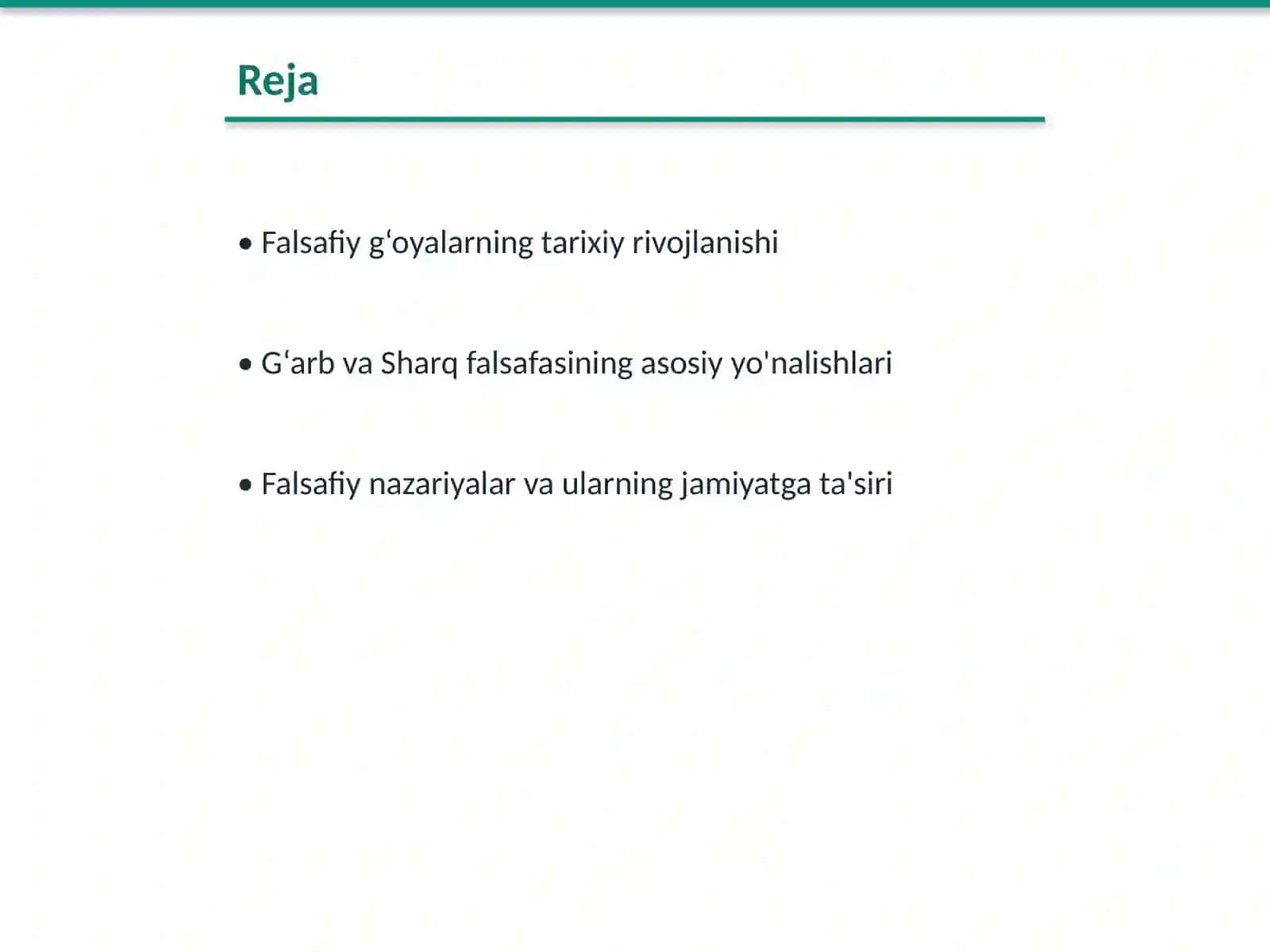 Falsafiy g‘oyalar,nazariyalarning asosiy yo‘nalishlari va vazifalari 2