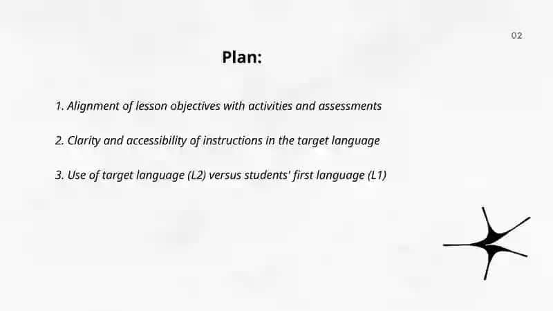 Classroom observation and reflection 2