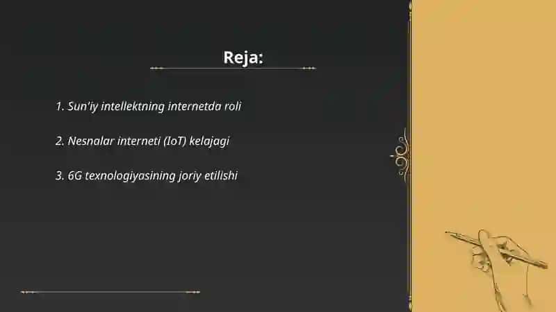 Intirnet kelajagi haqidagi kutilmalar 2