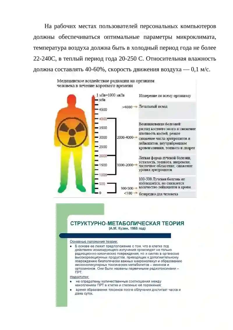 Методы защиты организма от света и гигиенические нормы 2