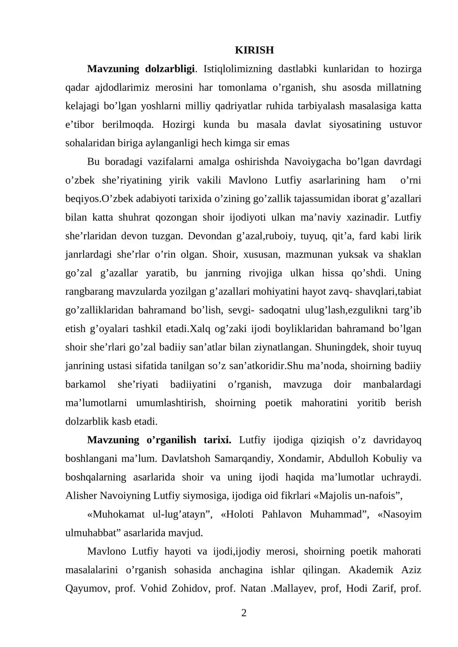 Lutfiy lirikasida badiiy tasvir vositalari 2