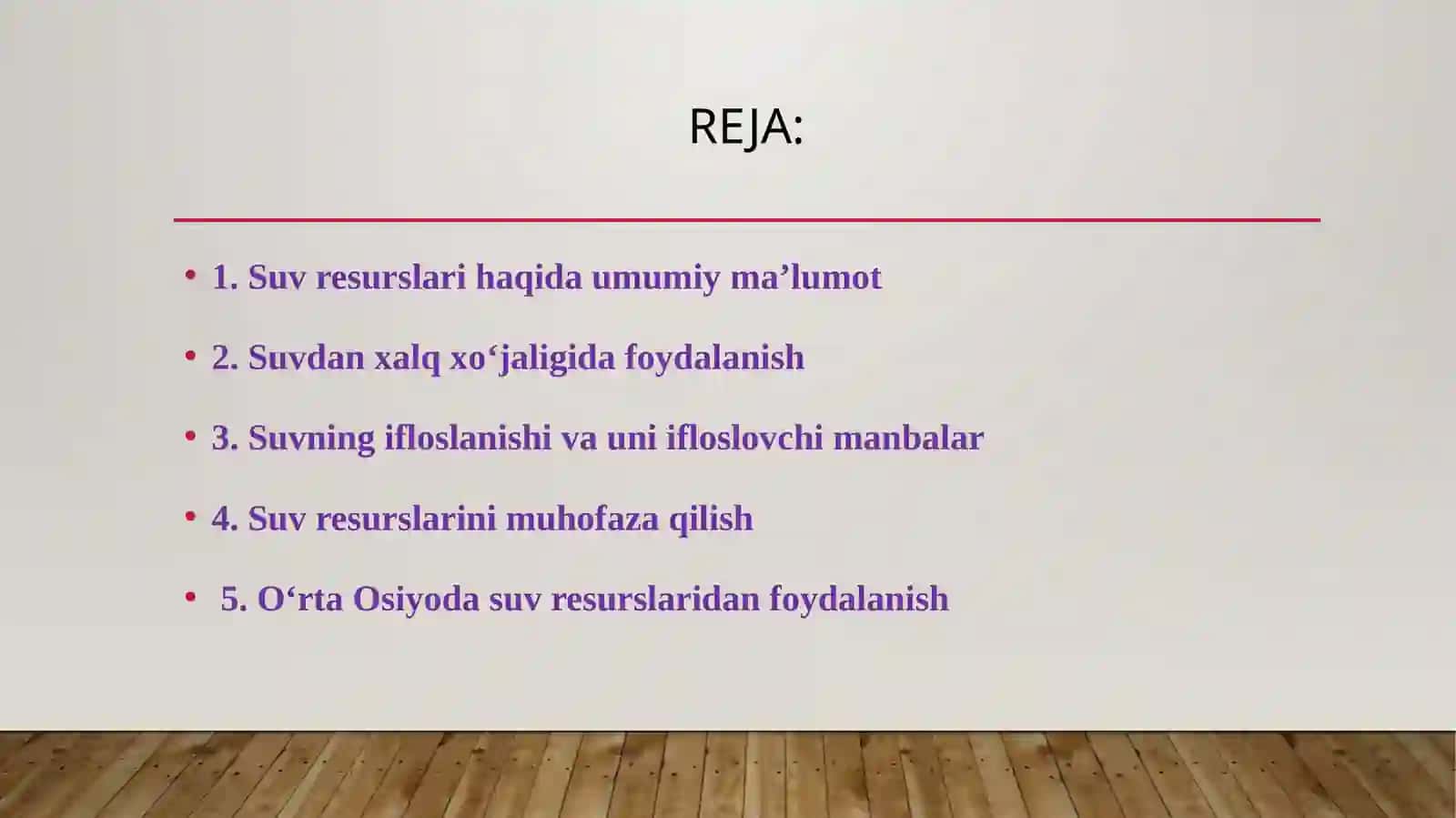 Gidrosferani himoya qilish,oqova suvlarni tozalash va ularni klassifikatsiyalash 2