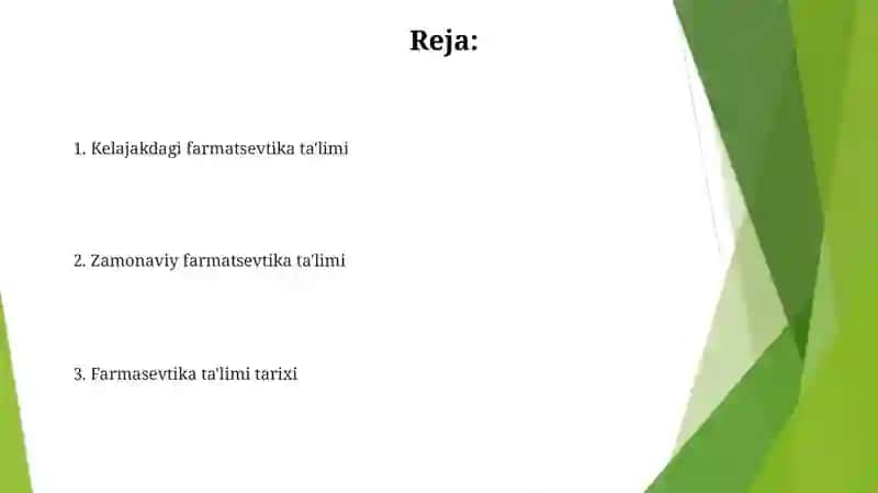 Farmasevtika ta'limi 2