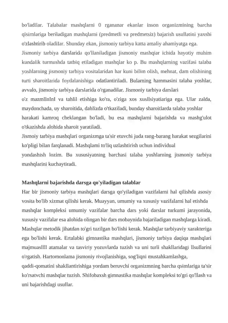 SAF VA UMUMRIVOJLANTIRUVCHI MASHQLAR 2