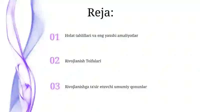 Rivojlanishning umumiy qonunlari va kategoriyalari 2