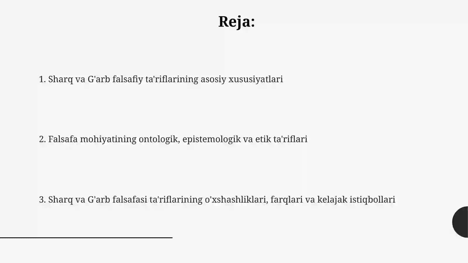 Falsafaning mohiyatiga oid sharq va ğarb mutafakkirlari tariflarni tasniflash 2