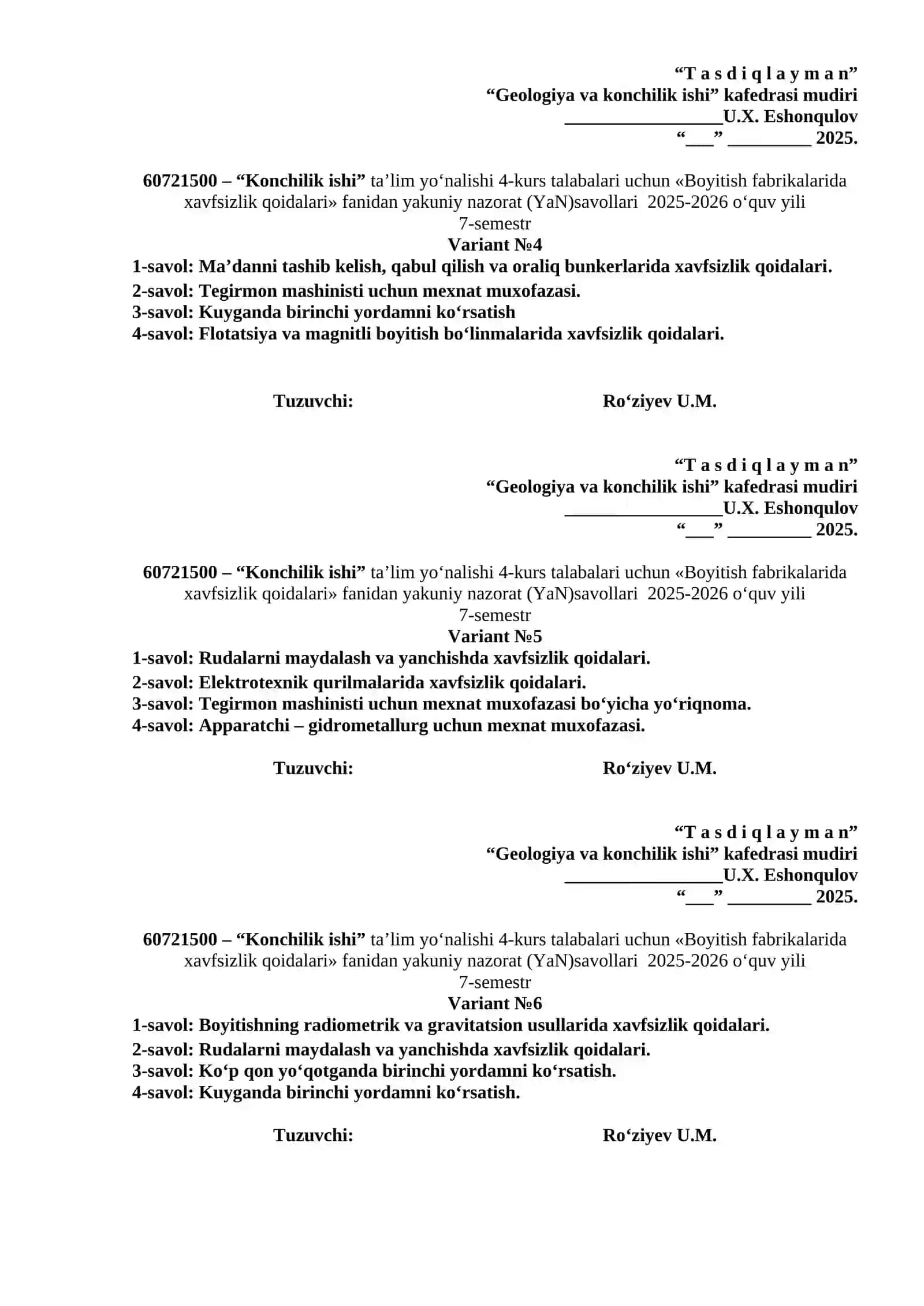 Boyitish fabrikalarida xavfsizlik qoidalari 2