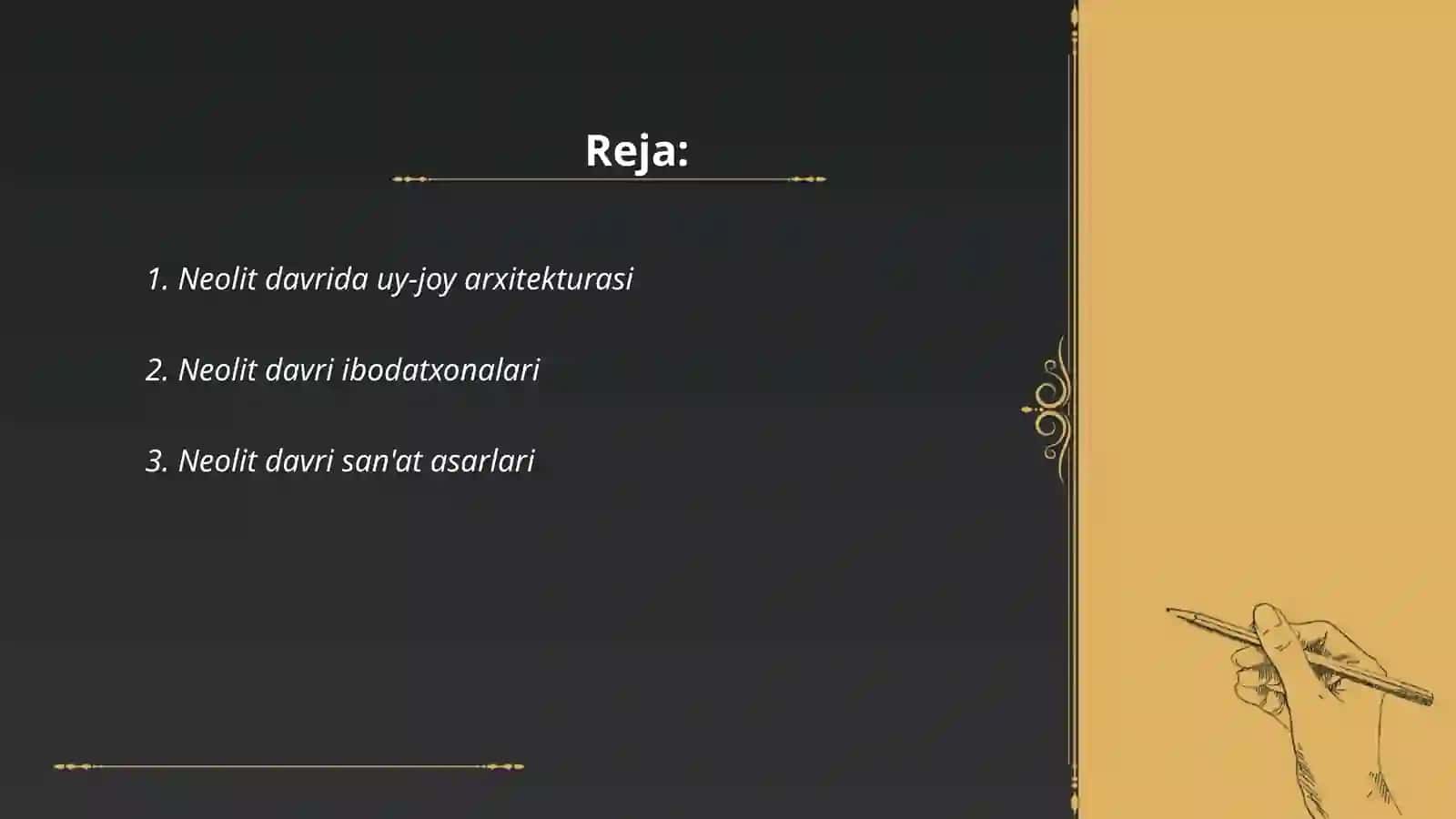 Neolit davri yodgorliklari 2
