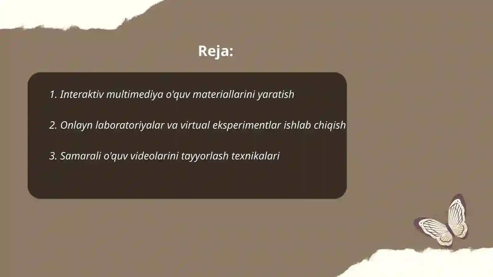 Interaktiv multimediya o'quv materiallarini yaratish 2
