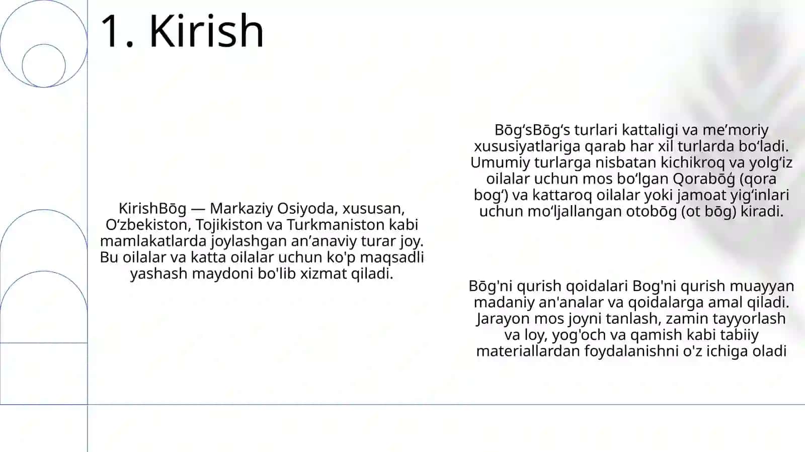 Bōģin Va Uning Turlari 2