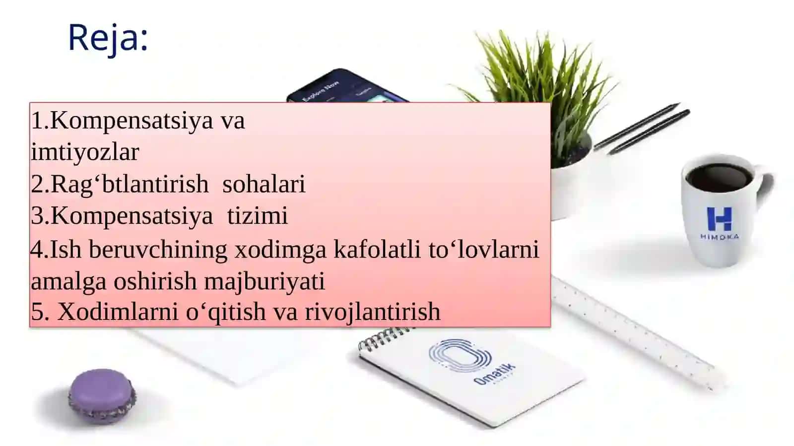 Kompensatsiya va imtiyozlar 2