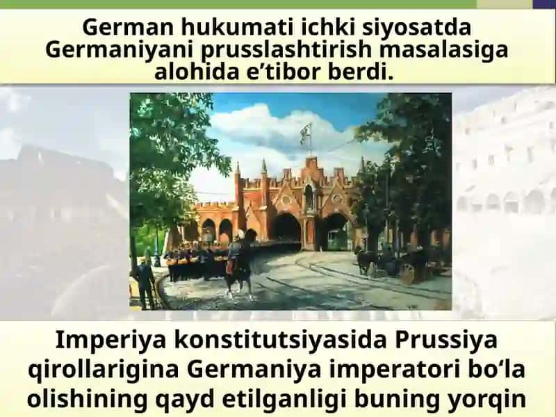 Germaniya Imperiyasining ichki siyosati 2