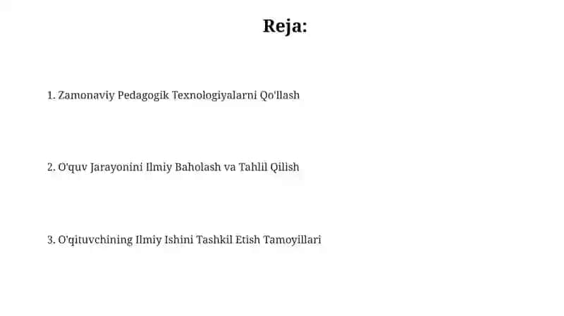 Òqituvchi mehnatini ilmiy asosda tashkil etish 2