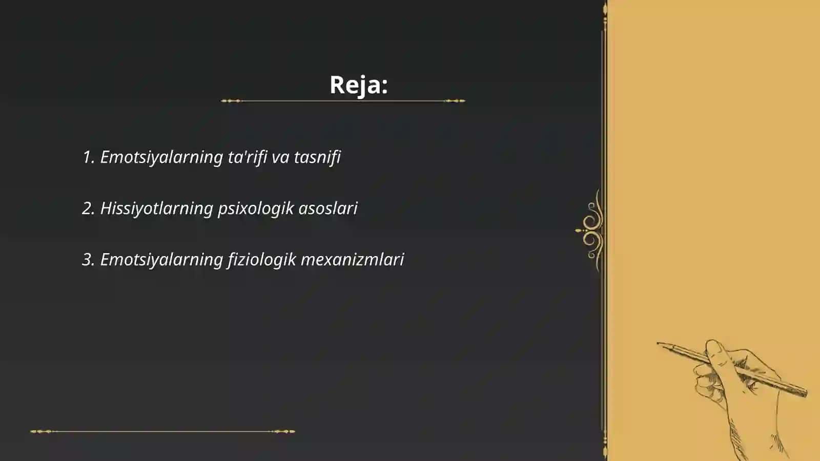 Emotsiya va hissiyot haqida tushuncha 2