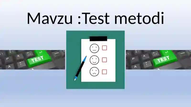 Test Metodi 2