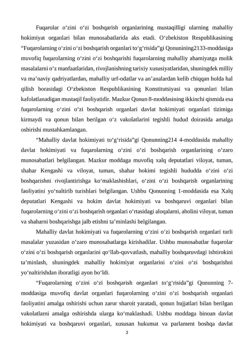 Mahalliy boshqaruvda fuqarolik jamiyatlari institutlari roli 2