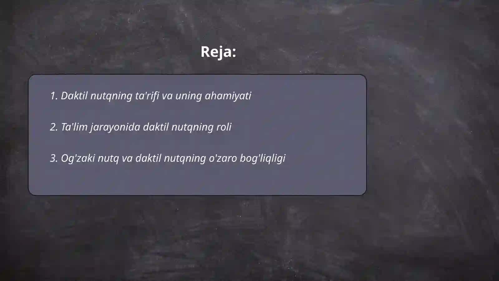 Ta'lim jarayonida daktil nutqini og'zaki va yozma nutq bilan bog'liqligi 2