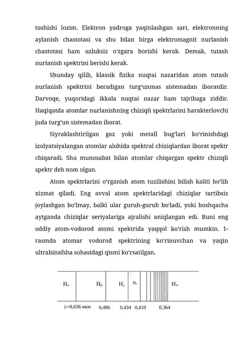 Kvant fizikasining paydo bo`lishi tarixi 2