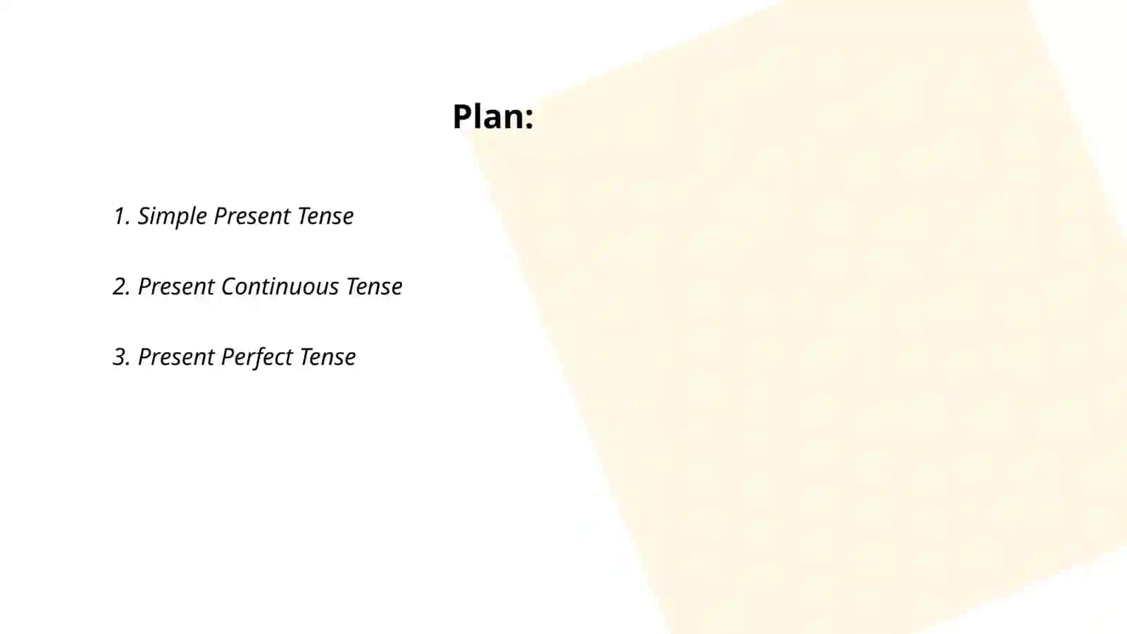 English tenses 2