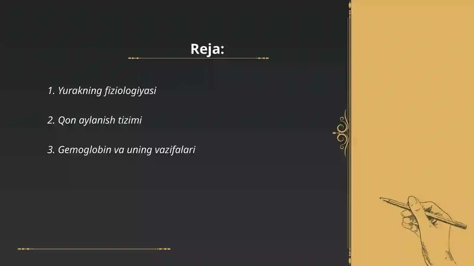 Qon fiziologiyasi va uning funksiyalari bilan tanishish 2