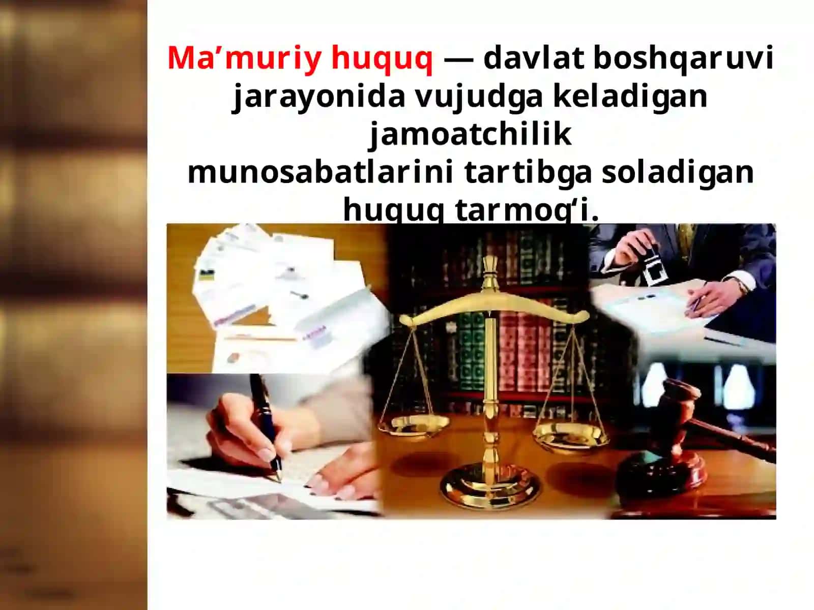 Ma’muriy huquq 2