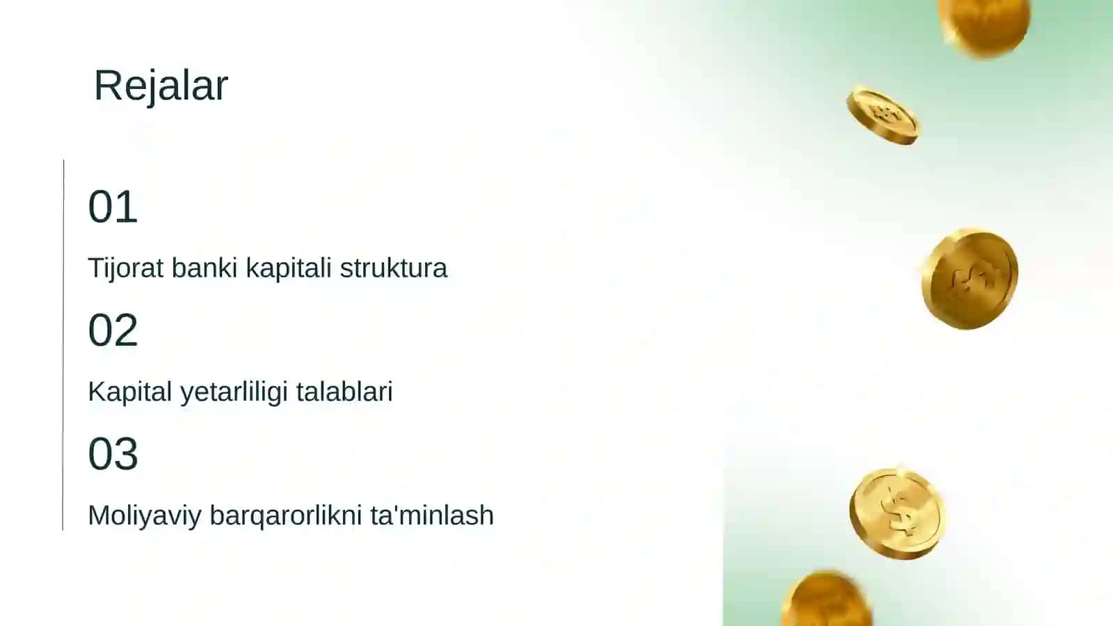 Tijorat banki kapitalining tarkibi va yetarliligi qoyilgan talablar 2