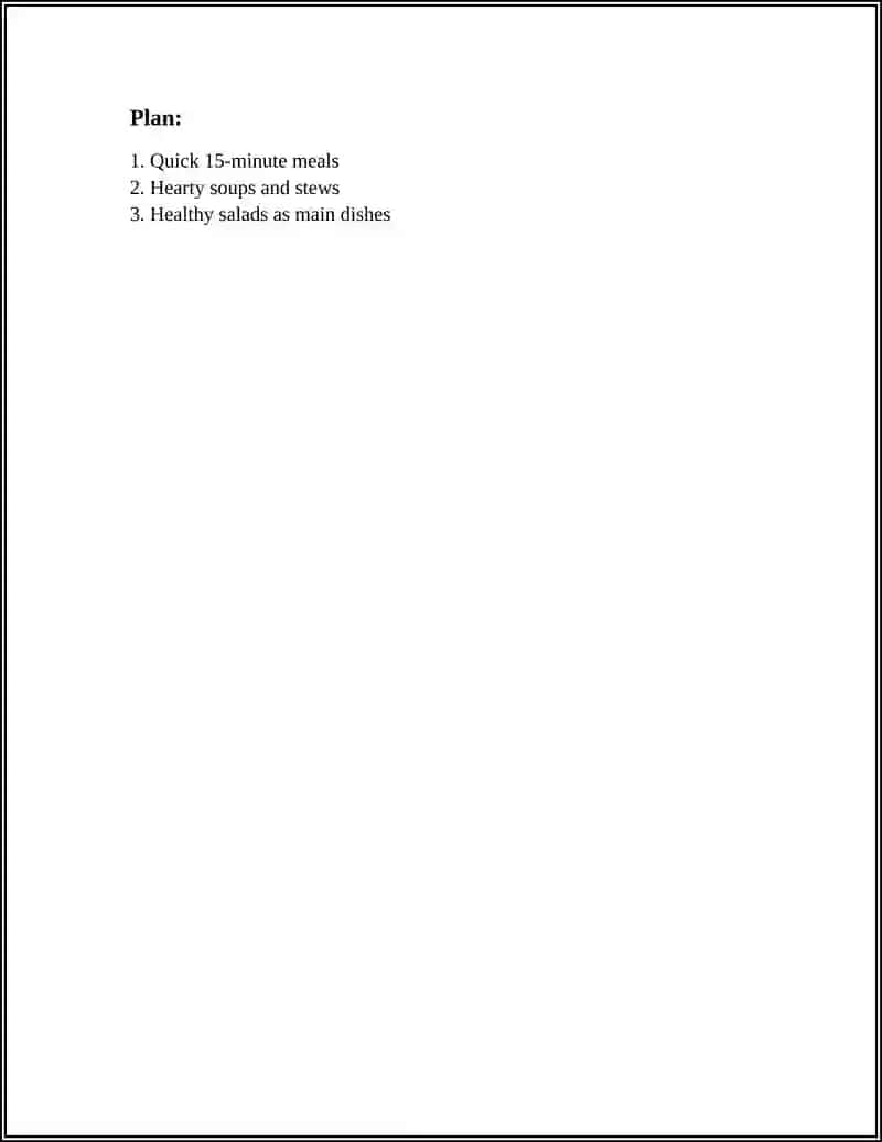 Quick 15-Minute Meals Information 2