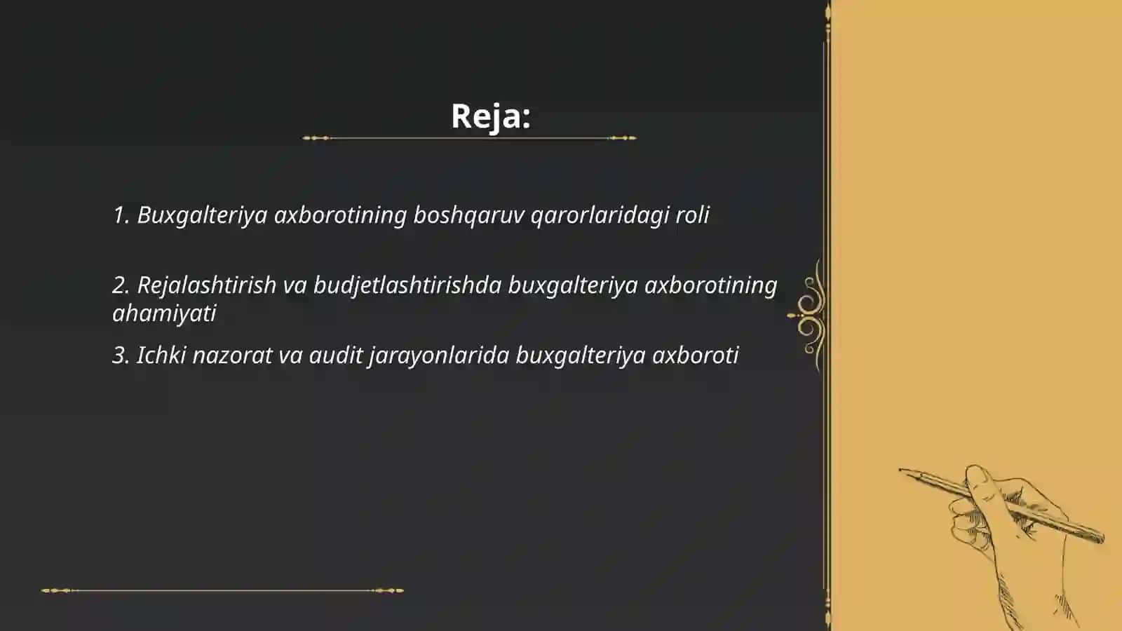 Buxgalteriya axborotining boshqarivdagi ahamiyati 2