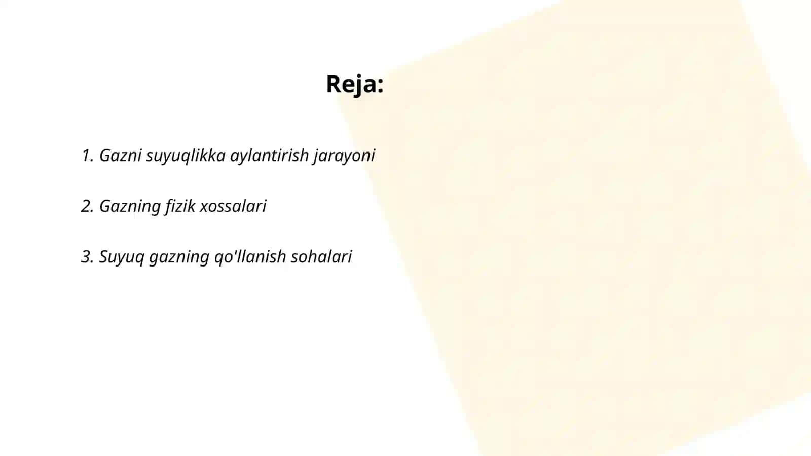 Gazni suyuqlikka texnologiyasi 2