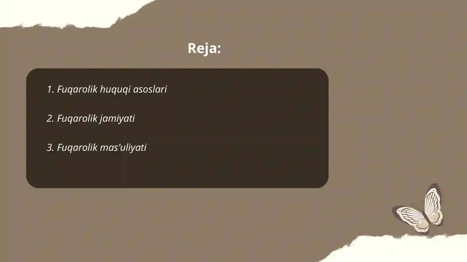 Fuqarolik huquqi asoslari 2