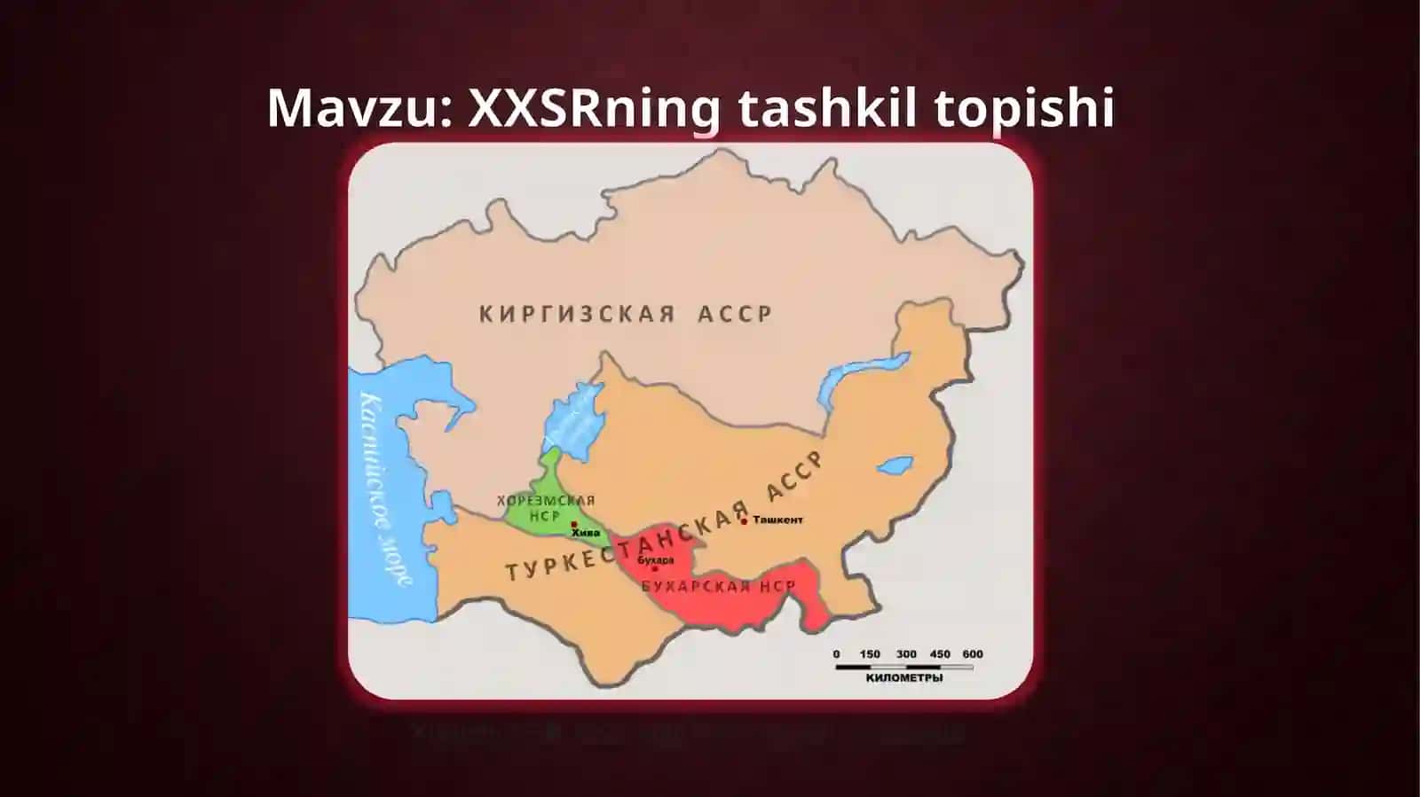 XXSRning tashkil topishi 2