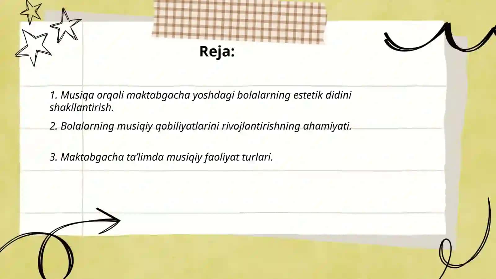 Maktabgacha yoshdagi bolalarga estetik tarbiya berishda musiqaning oʻrni 2