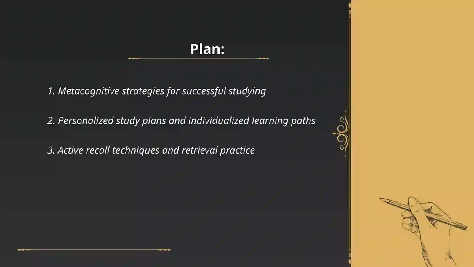 Seccessful study intelligence, strategy and personalized learning 2