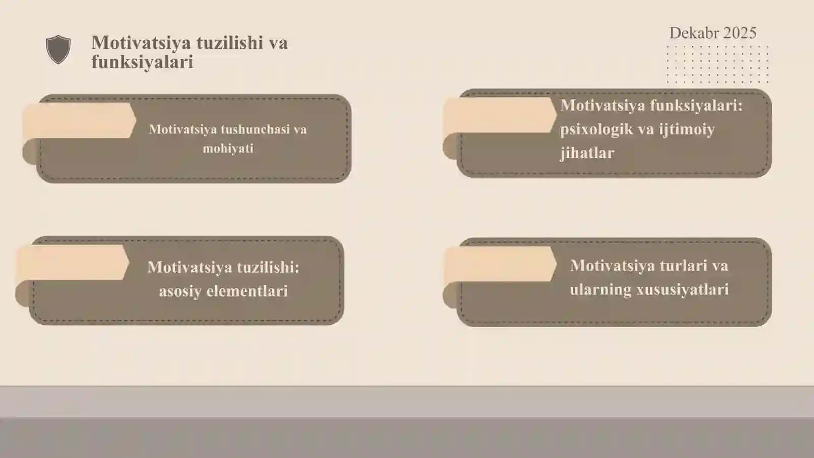 Motivatsiya tuzilishi va funksiyalari 2