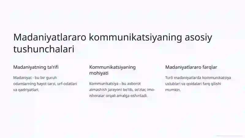 Xalqaro mehmondostlik: Madaniyatlararo kommunikatsiyaning ahamiyati 2