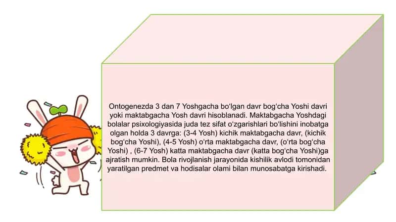 Maktabgacha yosh davrida psixik rivojlanish xususiyatlari 2