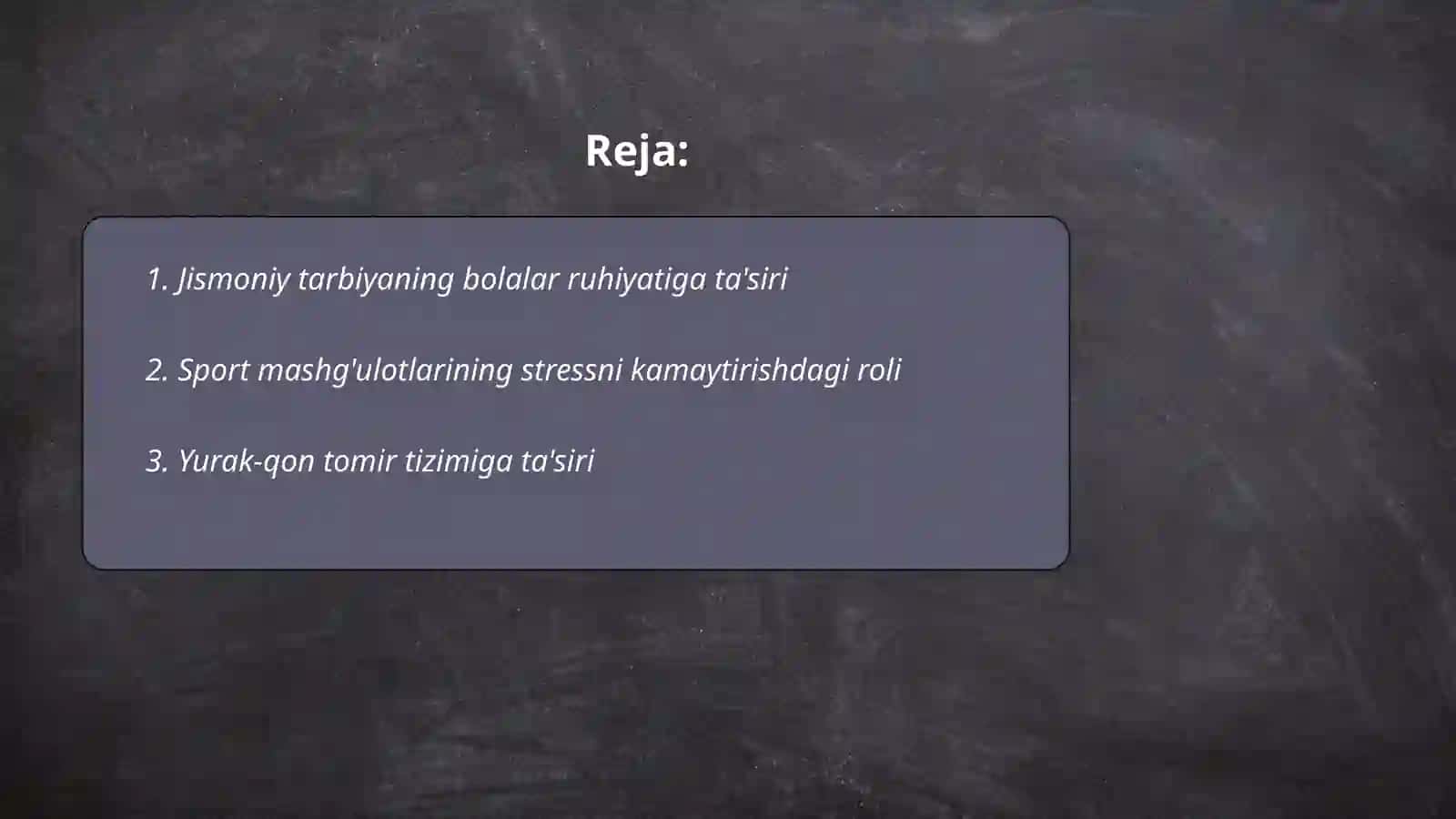 Jismoniy tarbiyaning psixologik va fiziologik ta'siri 2