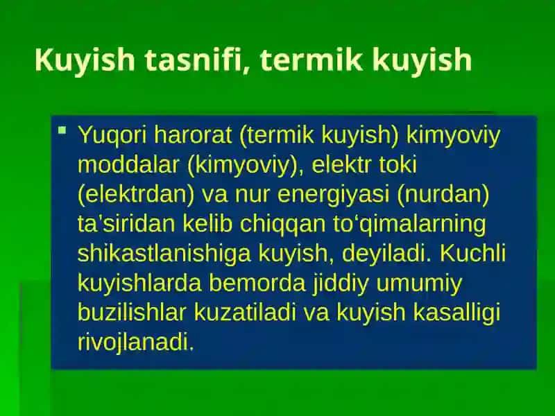 Termik kuyish 2