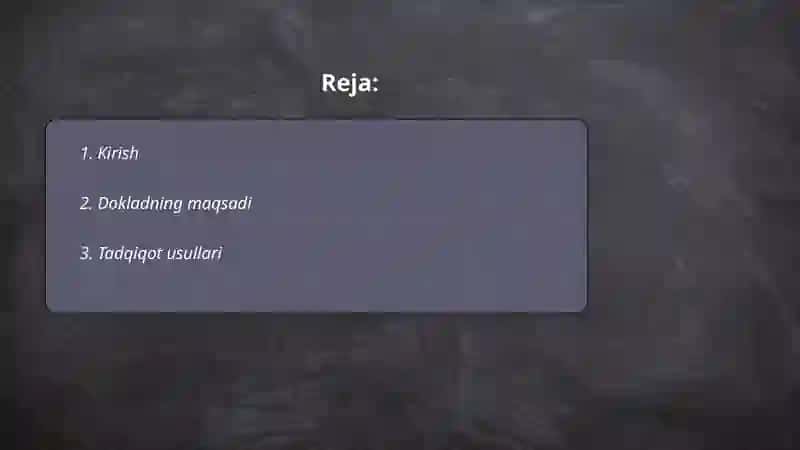 doklad tuzilmasi 2