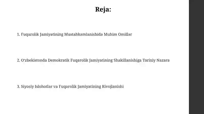 Oʻzbekistonda Demokratik Fuqarolik Jamiyatining Shakillanishiga Tarixiy Nazara 2