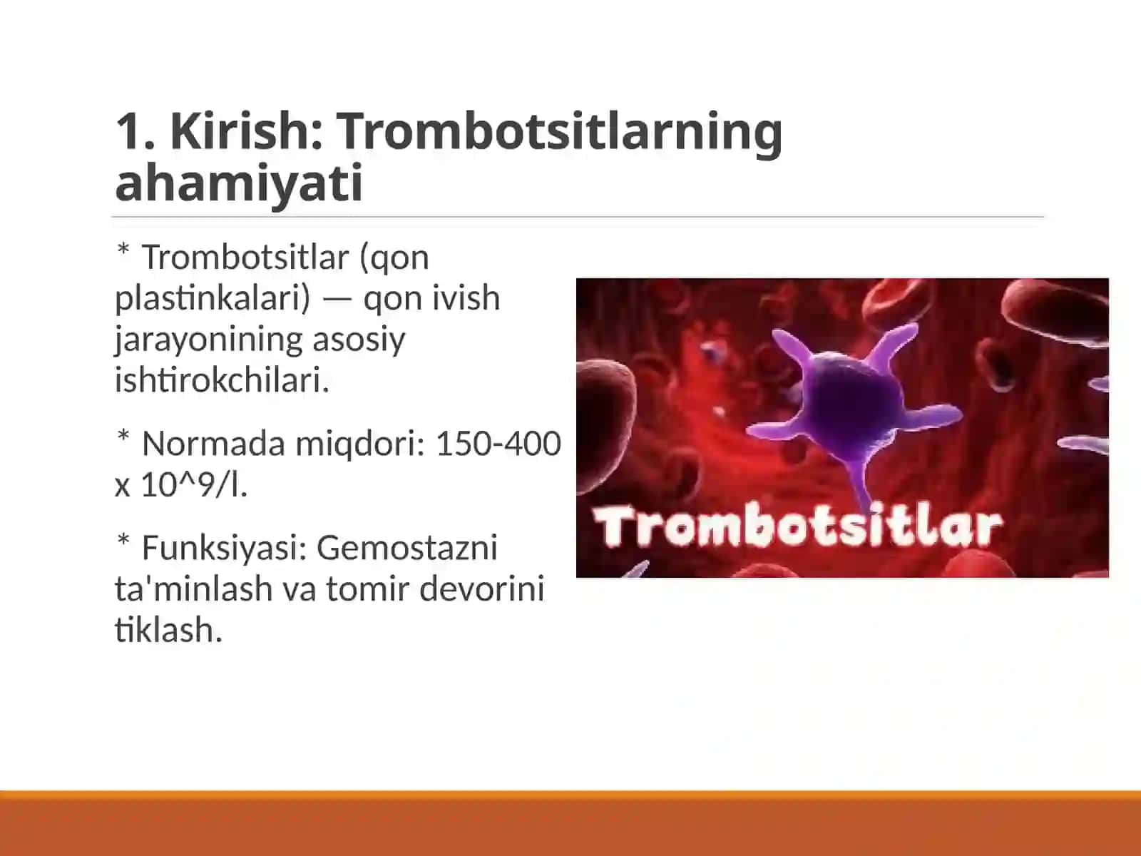 Trombotsitlar miqdorini aniqlash usullari 2