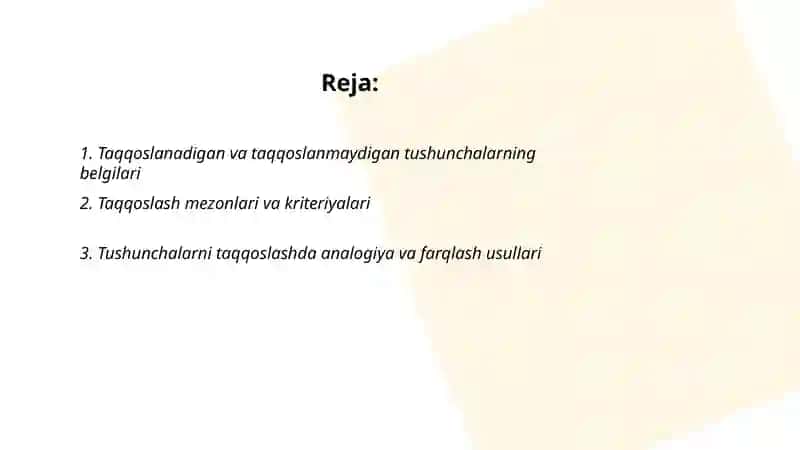 Tushuncgalar ortasidagi munosabatlar 2