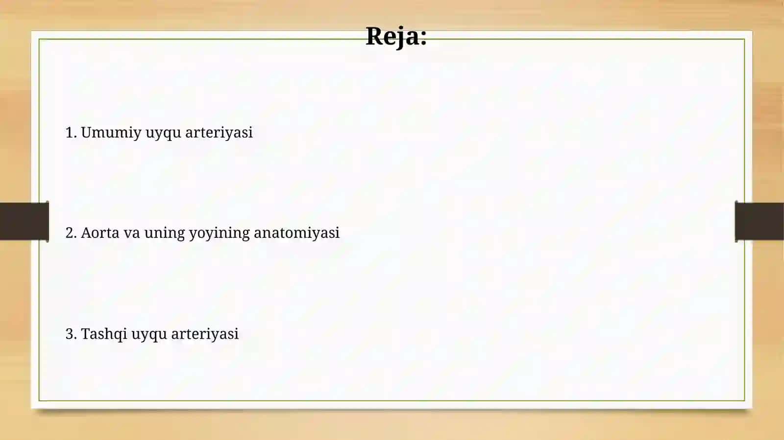 Aorta va uning yoyining anatomiyasi 2