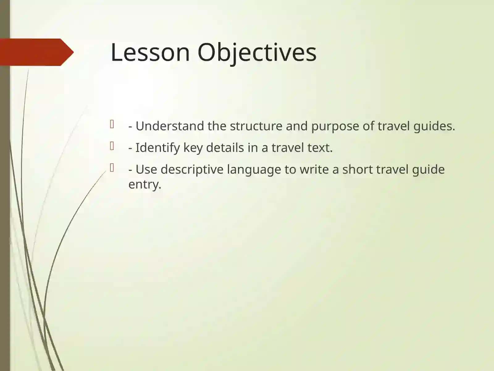 Reading Travel Guides 2