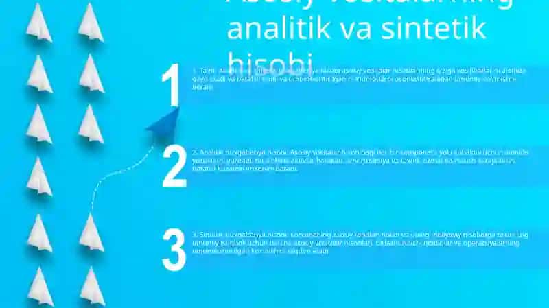 Asosiy Vositalarning Analitik va Sintetik Hisobi 2