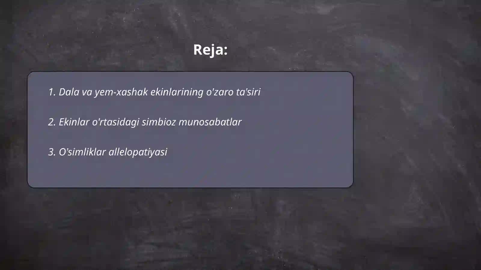 Dala va yem-xashak ekinlarini qoʻshib ekilganda biologik jihatdan mutonosibligi 2