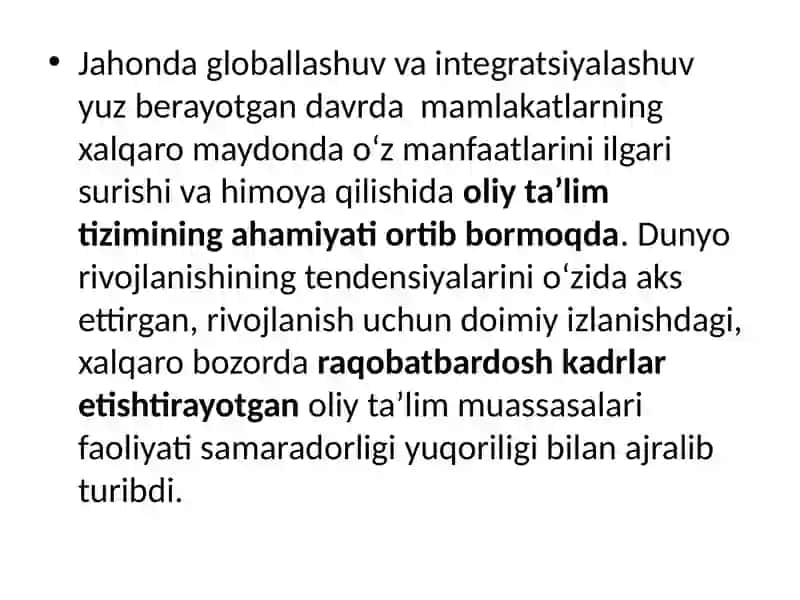Universitetning Struktura va Tarixi 2
