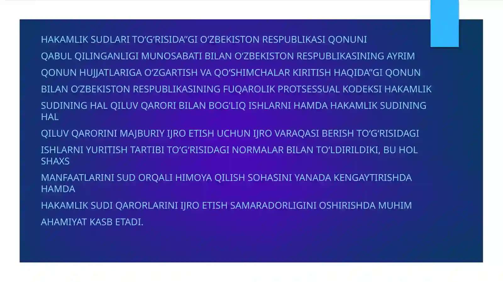 Hakamlik Sudining Hal Qiluv Qaroribilan Bog‘lan Ishlarni Yuritish 2