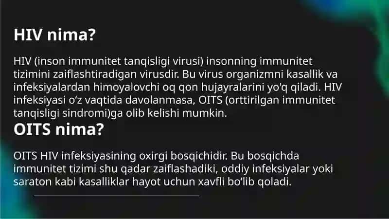 HIV va OITS 2
