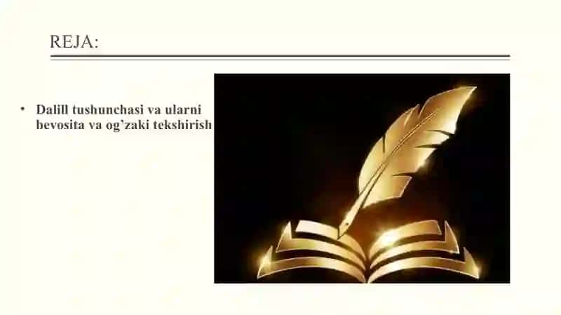 DALILLARNI BEVOSITA VA OG’ZAKI USULDA TEKSHIRISH. 2